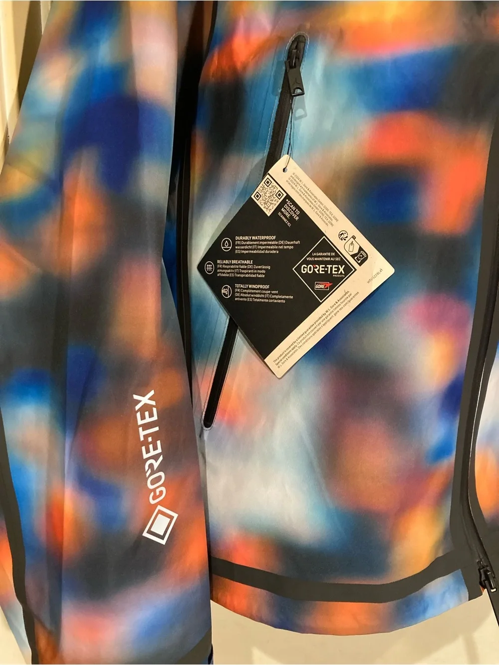 Jordan Multicolor Blue Orange White GORE-TEX Lightweight Jacket